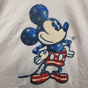 Vintage Disney Store White Mickey Mouse T Shirt XXL
